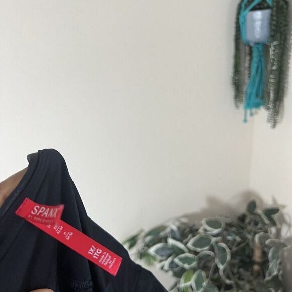 SPANX Faux Leather Leggings Pants Plus Size 1X Black High Rise - Picture 6 of 8